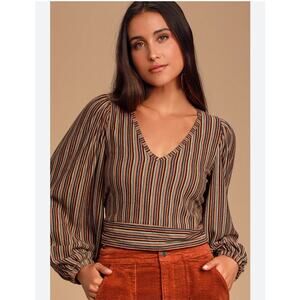 Free‎ People Autumn Nights Top Size Small